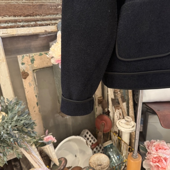 NWT TAHARI BLACK BLAZER | GOLD ENGRAVED BUTTONS | PIPING | TAILORED | JACKET | M - Picture 12 of 15